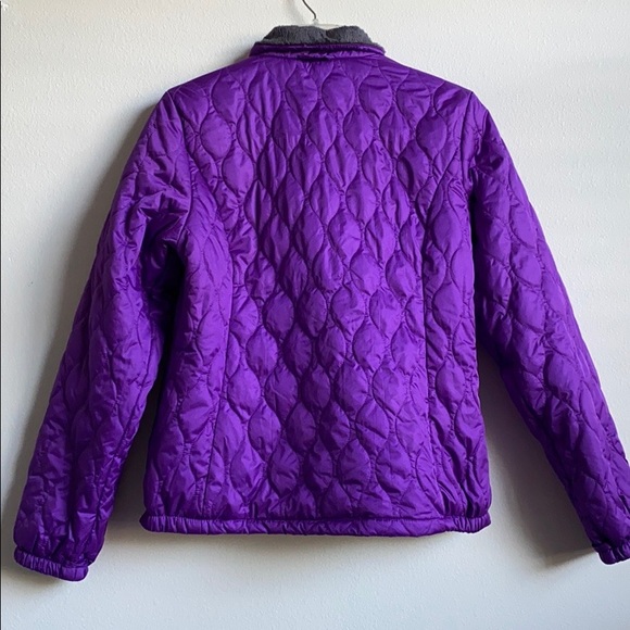 Gerry quilted puffer jacket Deep purple Zip front Pockets - Picture 2 of 8